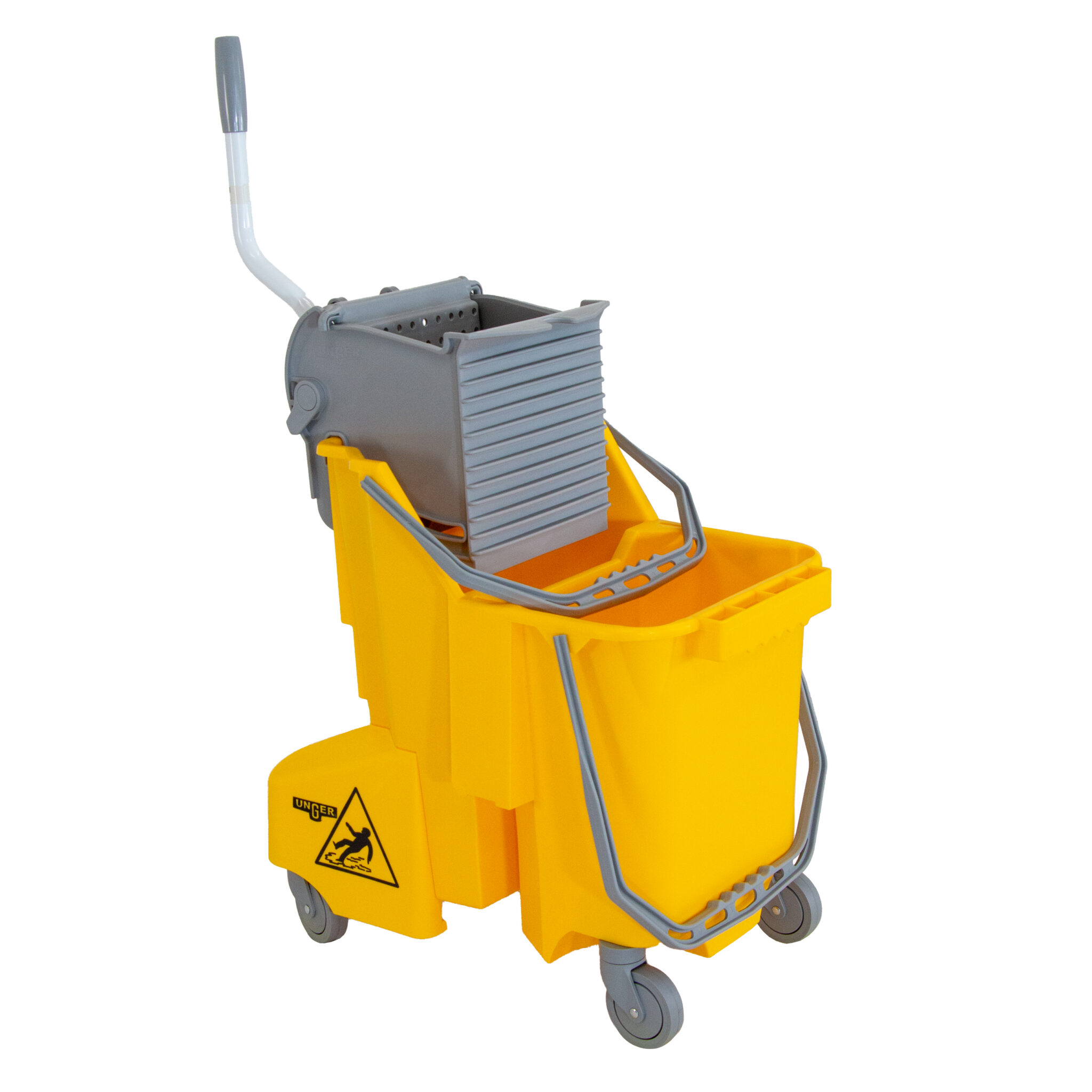 Dual compartment yellow bucket hero image