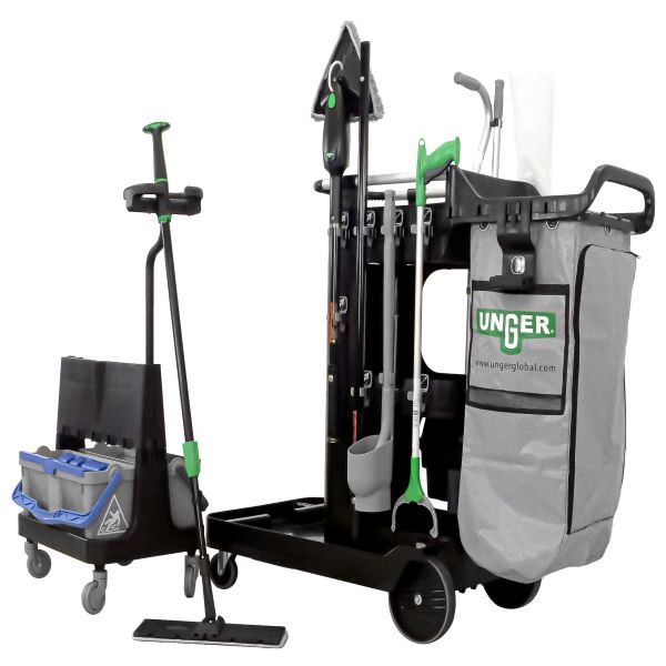 Portable Cleaning Cart - Commerical Cleaning Equipment - Unger USA