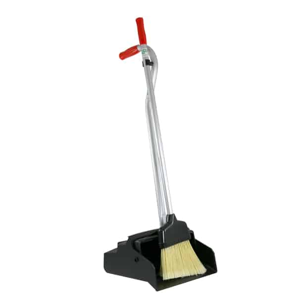 Debris Jobsite Cleaning Tool Ergonomically Swivels and Snap Locks-Floor Care Products-Broom mop Dustpan-Casabella Dustpan-Casabella Dustpan and Brush-Restaurant Broom and Dustpan-Floor Care Products 