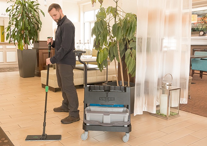 Unger OmniClean Dual Bucket Mop with Wringer