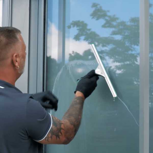 how to clean windows with a squeegee 2