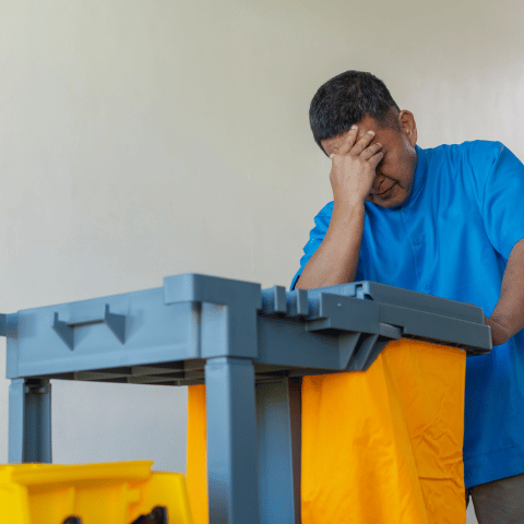 Custodian Feeling Burned Out