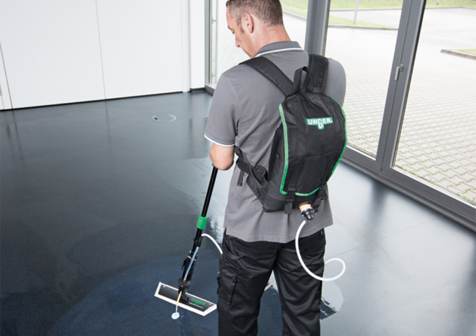 commercial floor cleaning