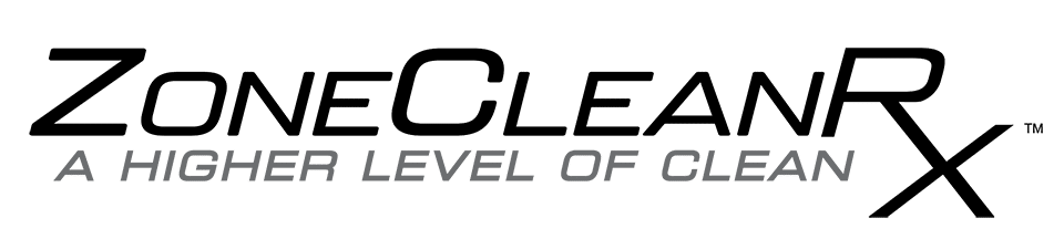 ZoneCleanRX Logo | A Higher Level of Clean
